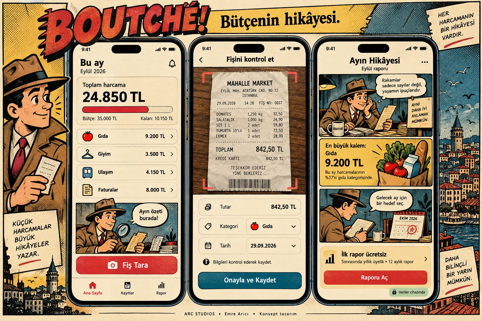 BOUTCHÉ! proje konsept görseli
